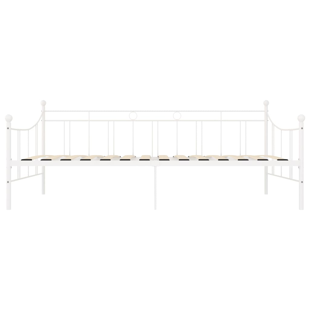 vidaXL Estrutura sofá-cama 90x200 cm metal branco