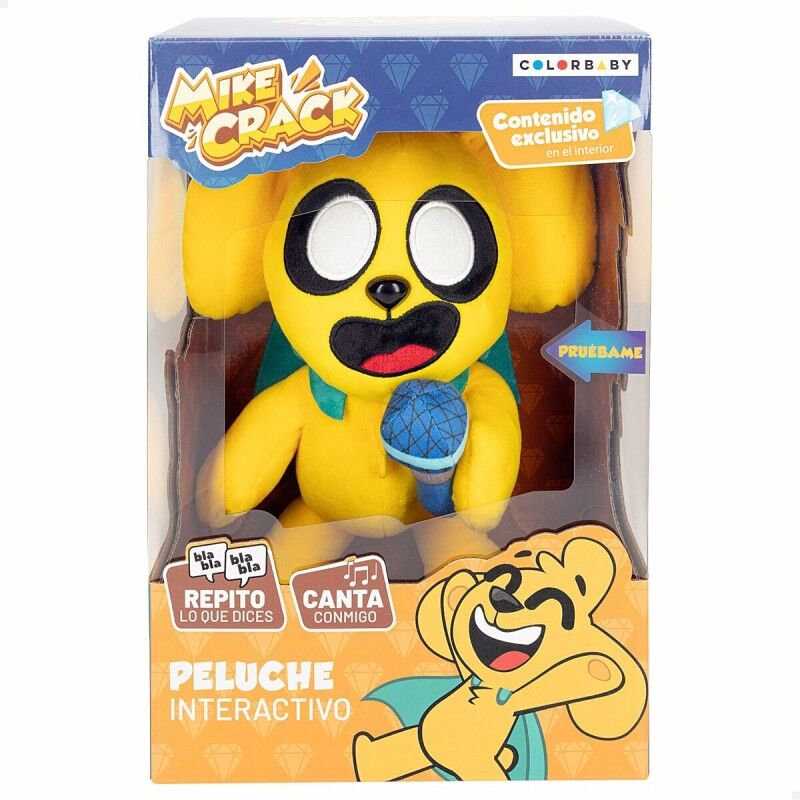 Mikecrack|Peluche com Som Mikecrack Amarelo 29 cm Mikecrack|Peluche com Som Mikecrack Amarelo 29 cm
