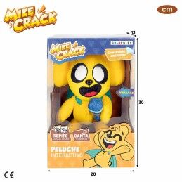Mikecrack|Peluche com Som Mikecrack Amarelo 29 cm