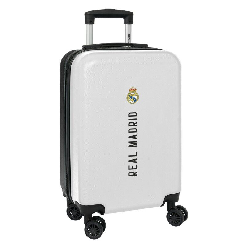 Real Madrid C.F.|Trolley de Cabine Real Madrid C.F. 1st Kit 24/25 Branco Cinzento 20" Real Madrid C.F.|Trolley de Cabine Real Madrid C.F. 1st Kit 24/25 Branco Cinzento 20"