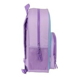 Lilo & Stitch|Mochila Escolar Lilo & Stitch Sweet Azul Lilás 32 x 38 x 12 cm