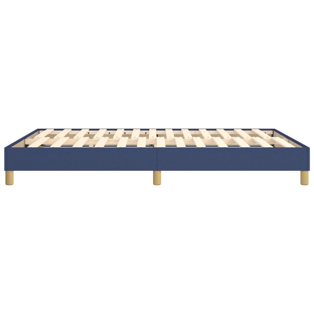 vidaXL Estrutura de cama 140x200 cm tecido azul