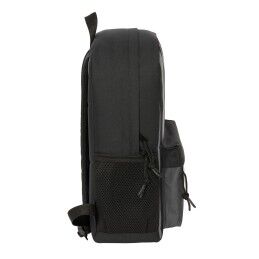 Wednesday|Mochila Escolar Wednesday Preto 32 x 43 x 14 cm