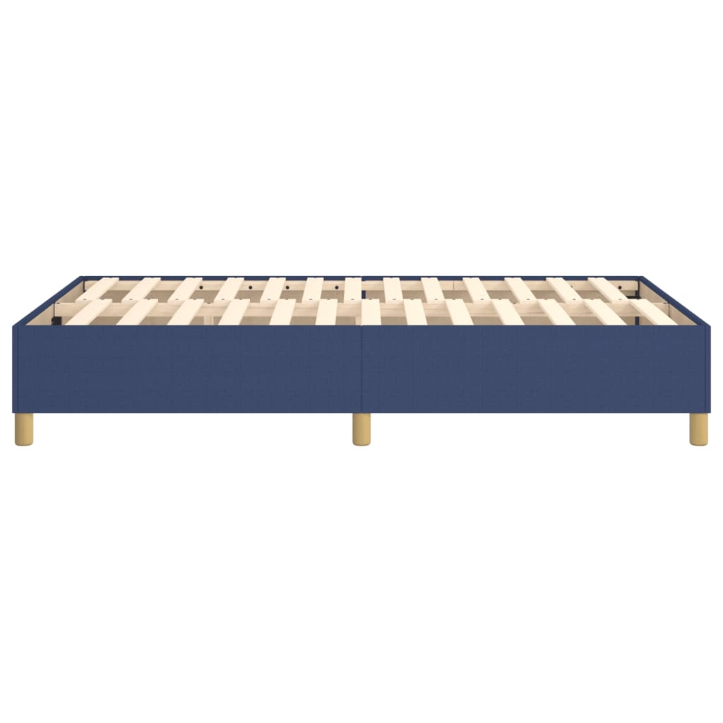 vidaXL Estrutura de cama 120x200 cm tecido azul