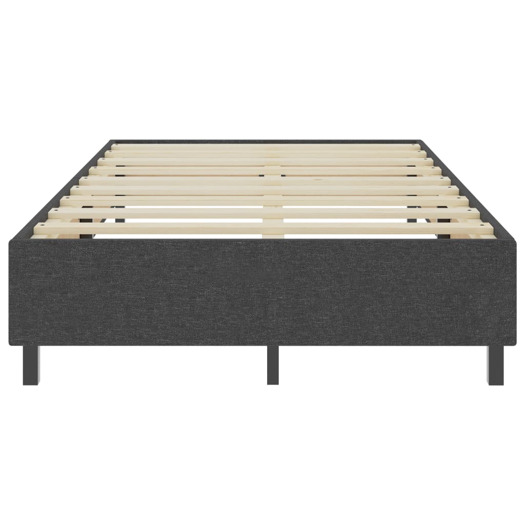 vidaXL Cama boxspring 120x200 cm tecido cinzento