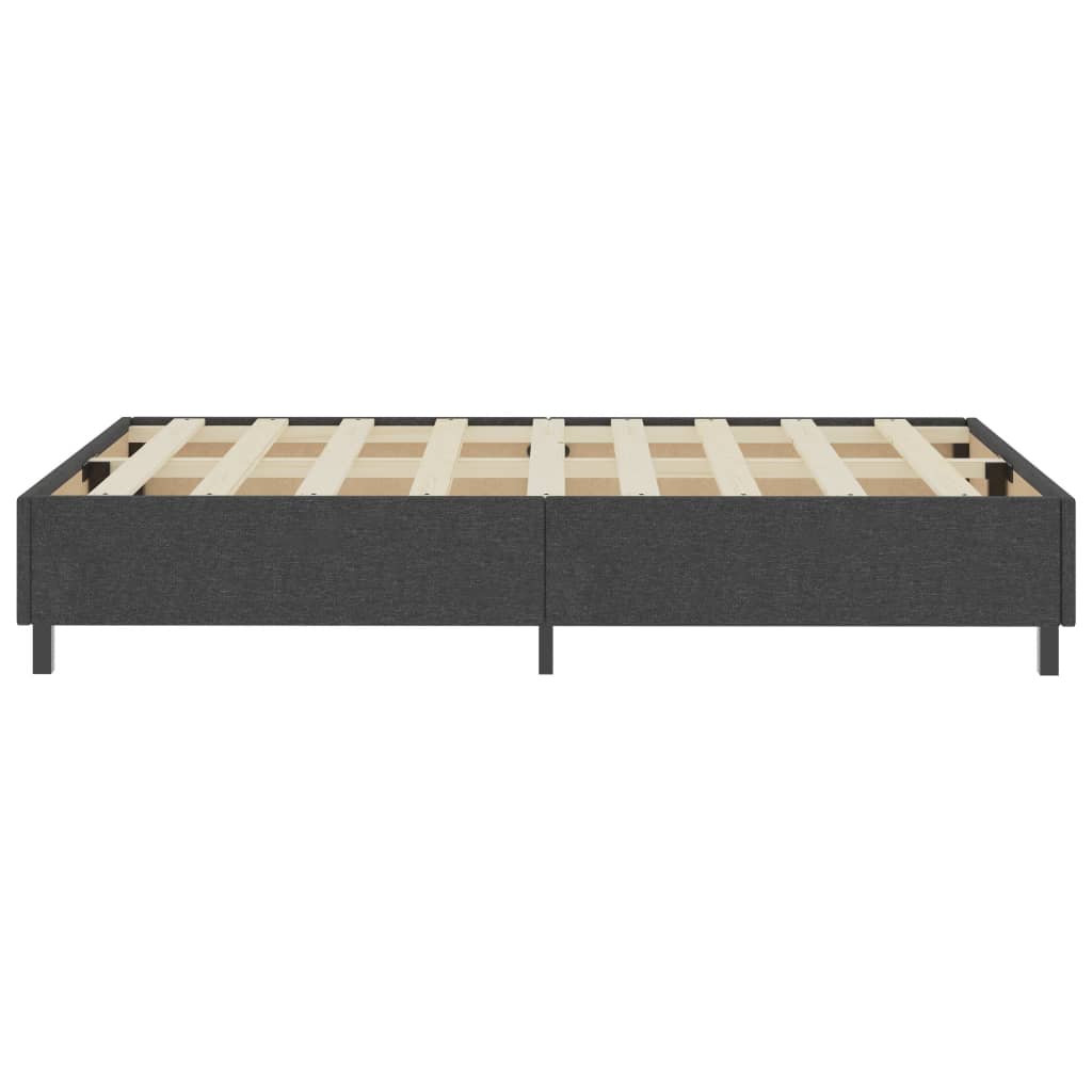 vidaXL Cama boxspring 120x200 cm tecido cinzento