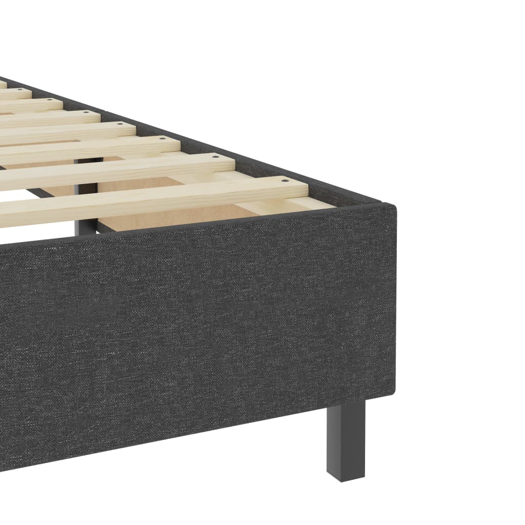 vidaXL Cama boxspring 120x200 cm tecido cinzento