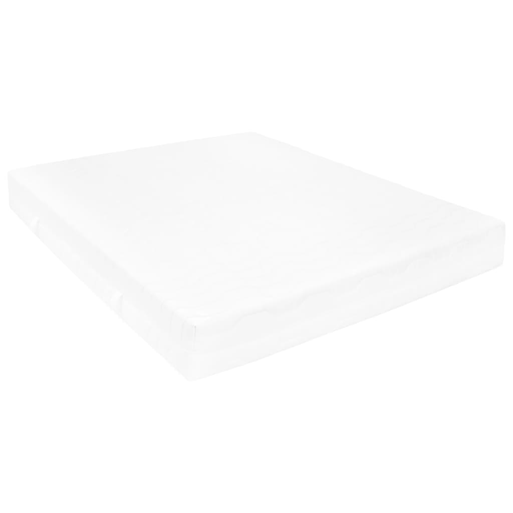 vidaXL Sofá-cama com colchão 90x200 cm pinho maciço branco