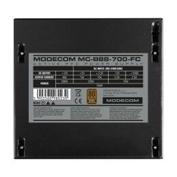 Modecom|Fonte de Alimentação Modecom ZAS-MC-B88-700-ATX-FC-BULK ATX 700 W 80 Plus Bronze