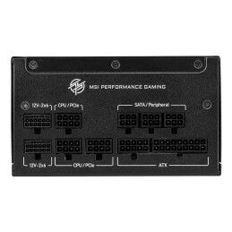 MSI|Fonte de Alimentação MSI 306-7ZPFZ11-CE0 ATX 850 W 80 Plus Gold 80 PLUS