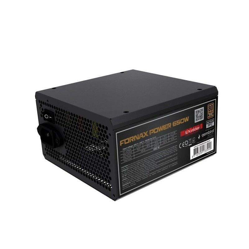 GEMBIRD|Fonte de Alimentação GEMBIRD CCC-PSUBRONZE-650W GEMBIRD|Fonte de Alimentação GEMBIRD CCC-PSUBRONZE-650W