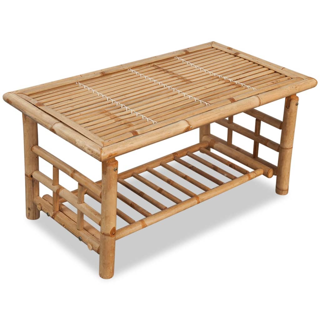 vidaXL Mesa de centro 90x50x45 cm bambu