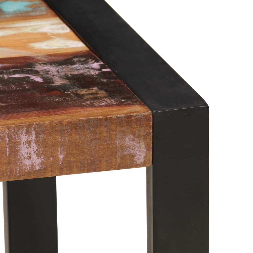 vidaXL Mesa de centro 120x60x40 cm madeira recuperada maciça