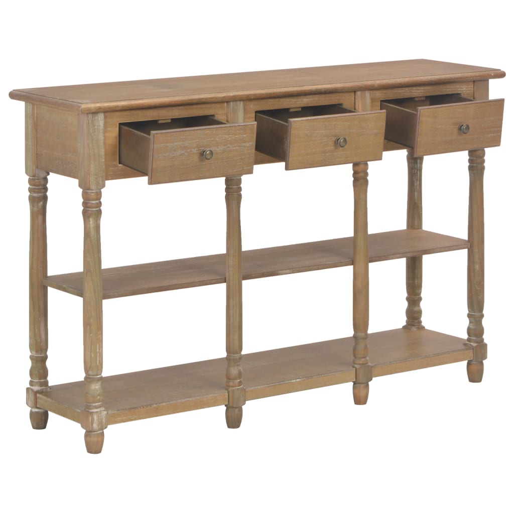 vidaXL Mesa consola 120x30x76 cm MDF