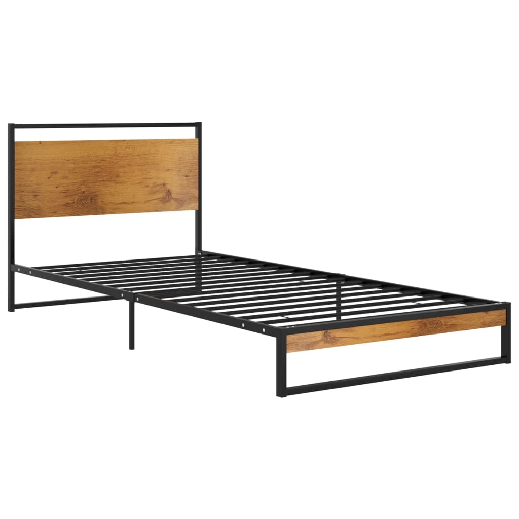 vidaXL Estrutura de cama 90x200 cm metal