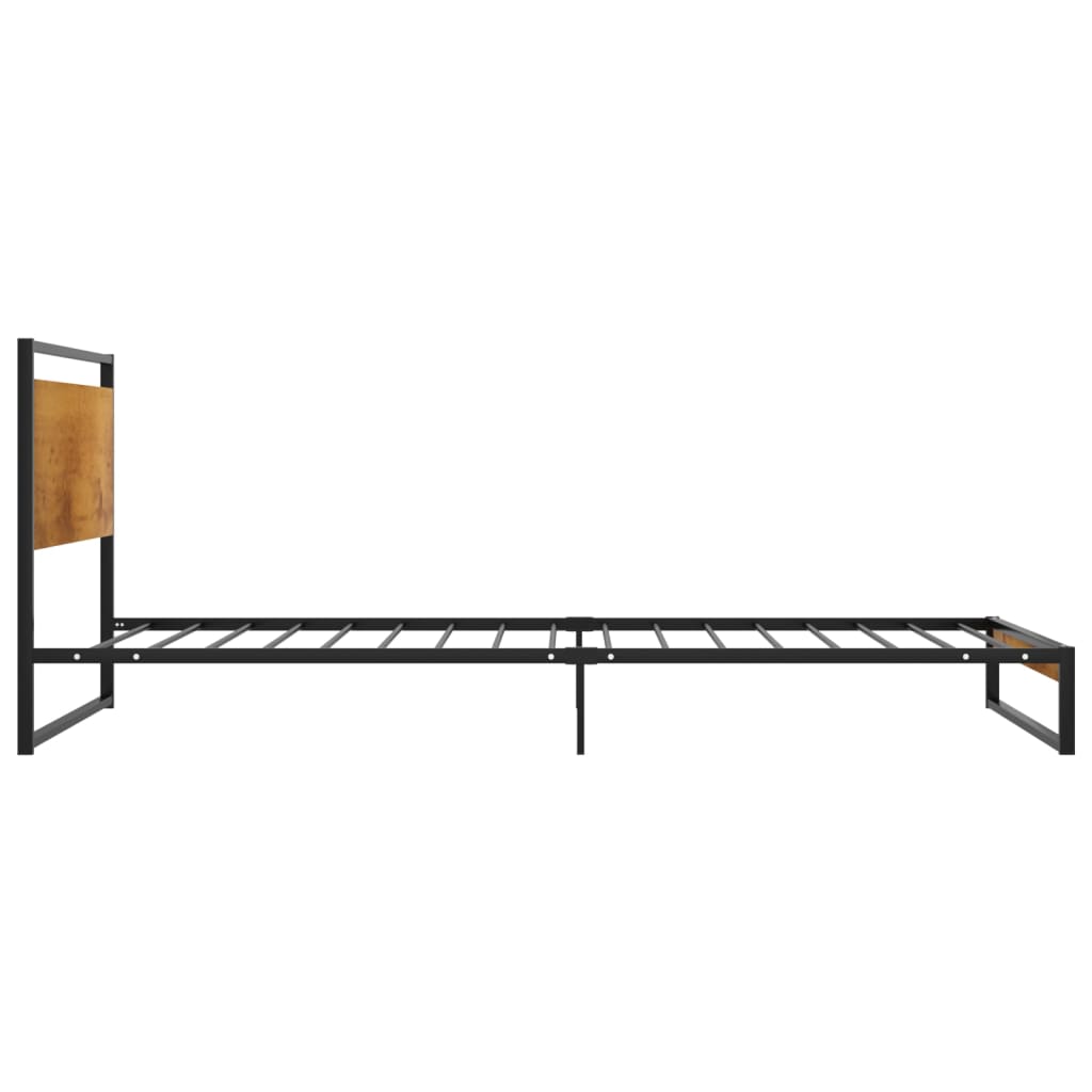 vidaXL Estrutura de cama 90x200 cm metal