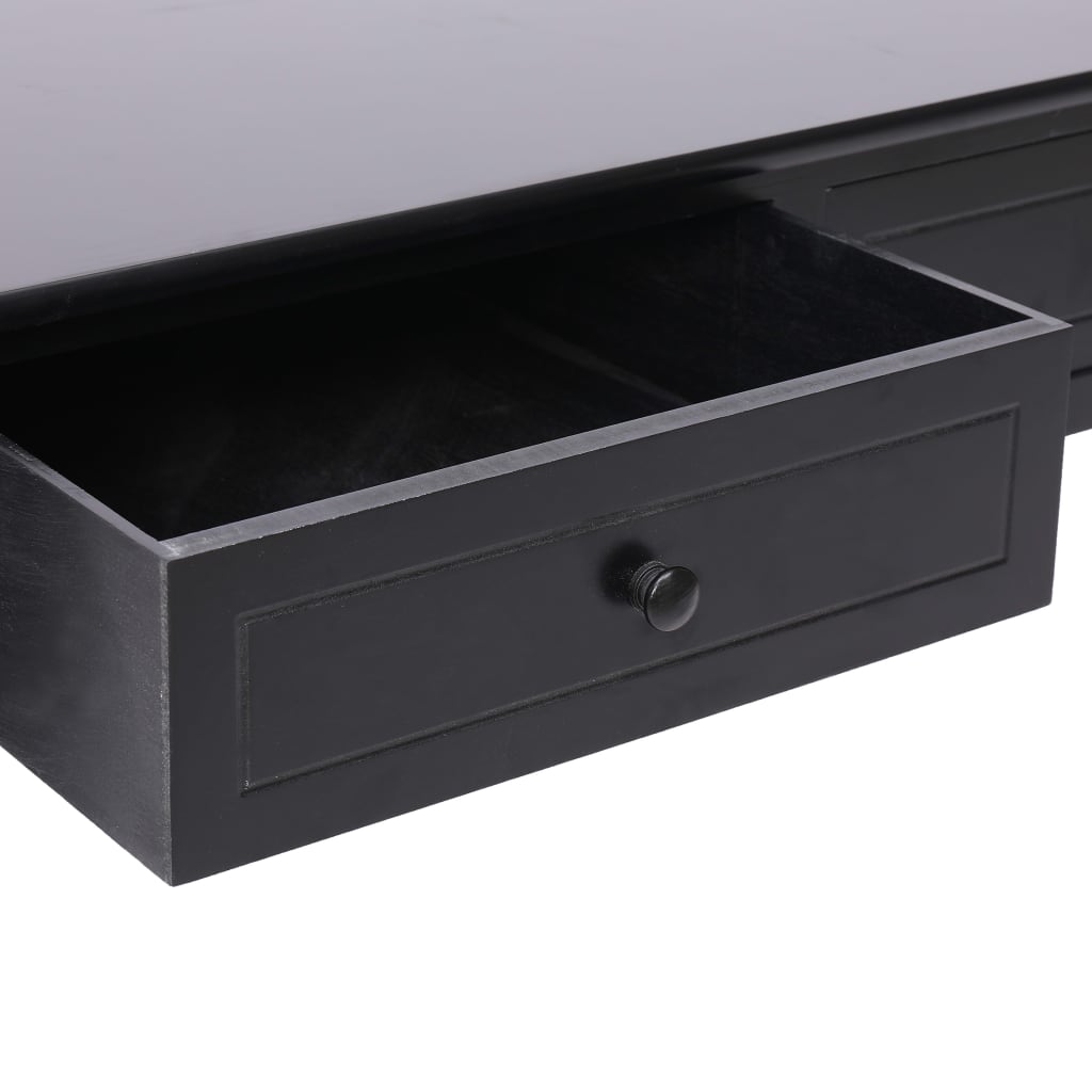 vidaXL Mesa de centro 100x50x45 cm madeira preto