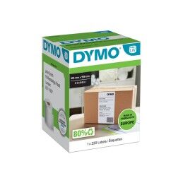 Dymo|Rolo de Etiquetas Dymo S0904980 Branco Preto/Branco