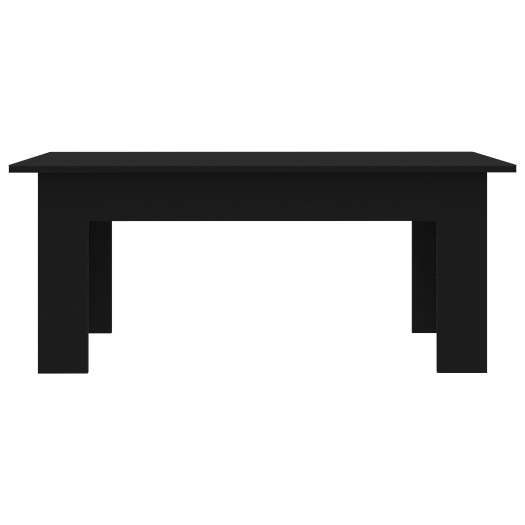 vidaXL Mesa de centro 100x60x42 cm derivados de madeira preto