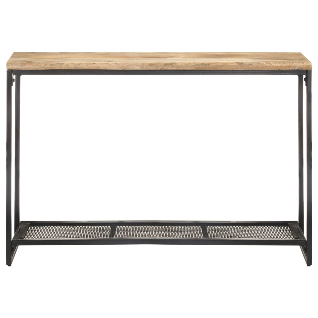 vidaXL Mesa consola 110x35x75 cm madeira de mangueira maciça