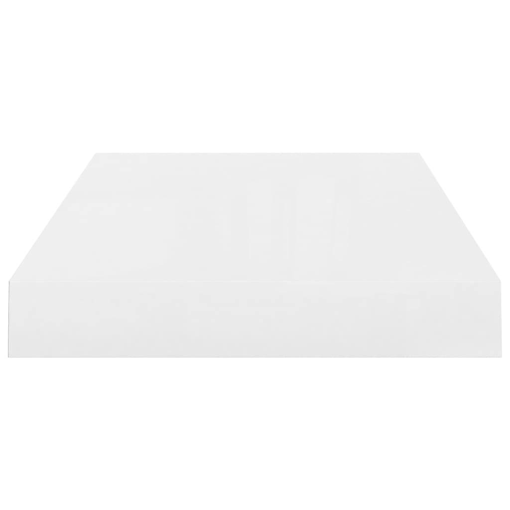 vidaXL Prateleiras de parede suspensas 2 pcs 40x23x3,8cm MDF branco