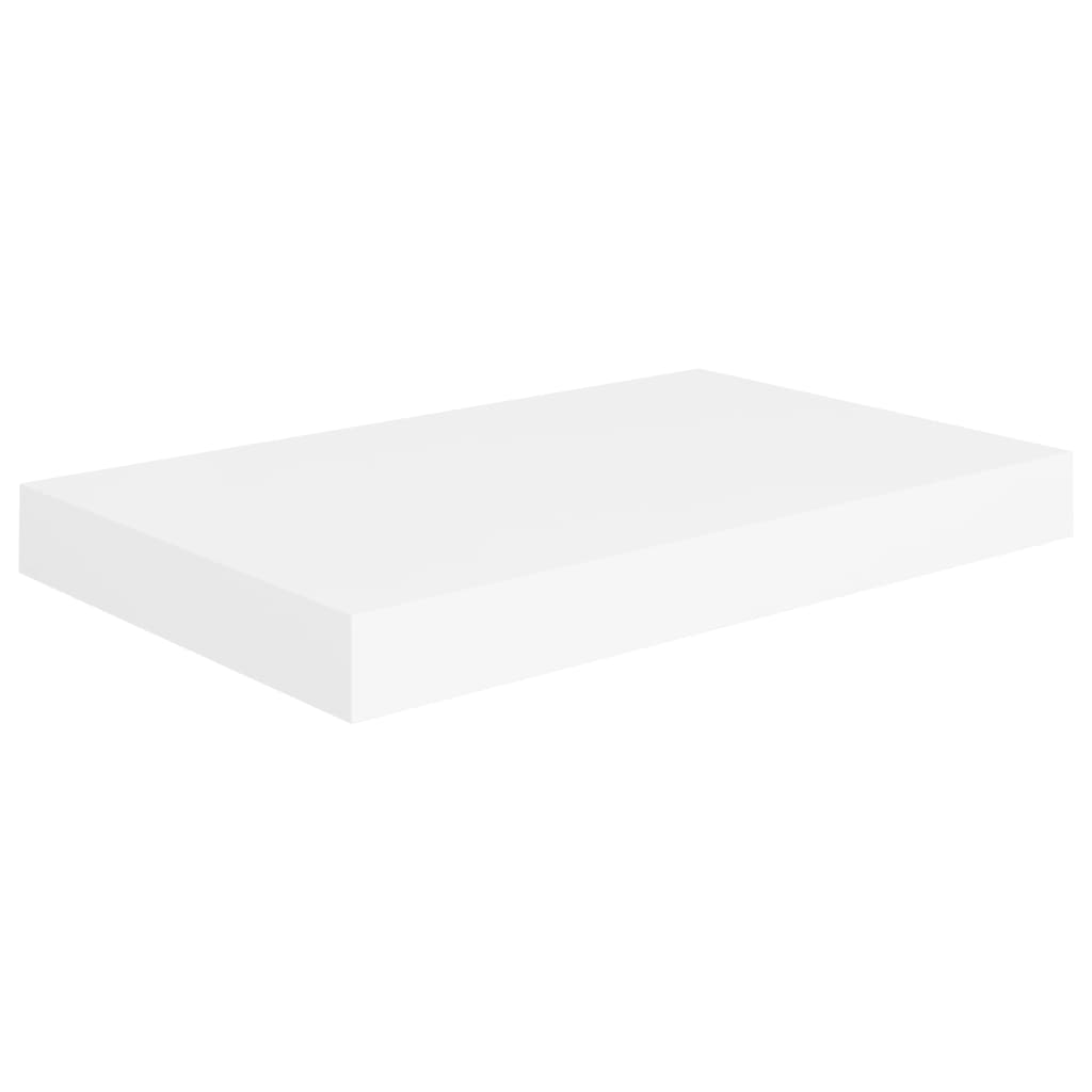 vidaXL Prateleiras de parede suspensas 4 pcs 40x23x3,8cm MDF branco