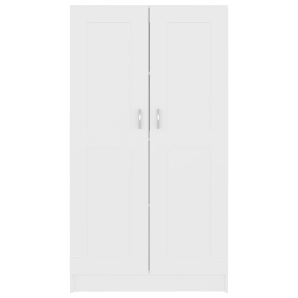 vidaXL Estante 82,5x30,5x150 cm contraplacado branco