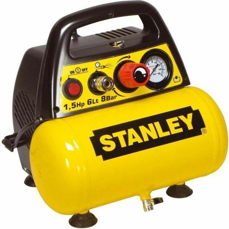 Stanley|Compressor de Ar Stanley DN200/8/6 1100 W 8 bar 6 L Stanley|Compressor de Ar Stanley DN200/8/6 1100 W 8 bar 6 L