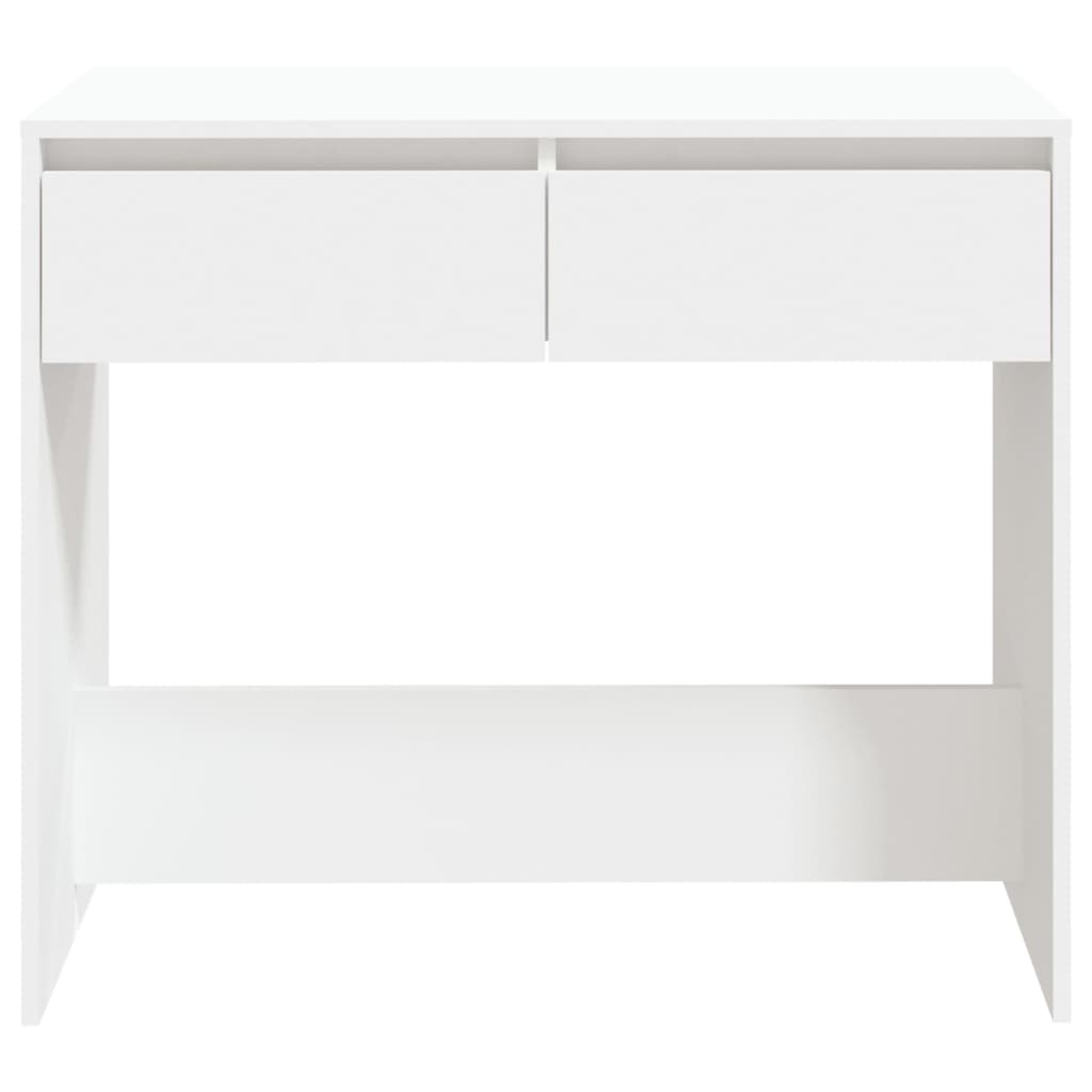 vidaXL Mesa consola 89x41x76,5 cm aço branco