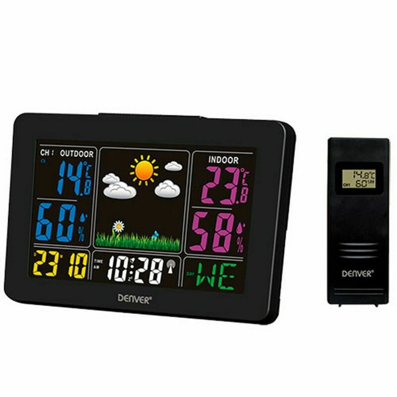 Denver Electronics|Estação Meteorológica Multifunções Denver Electronics WS-540 Preto Denver Electronics|Estação Meteorológica Multifunções Denver Electronics WS-540 Preto