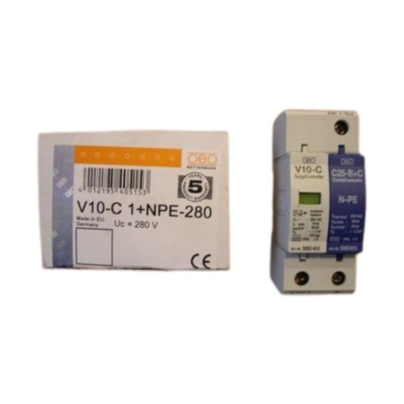 OBO|Proteção contra sobretensão OBO V10 version 1+1 280V OBO|Proteção contra sobretensão OBO V10 version 1+1 280V