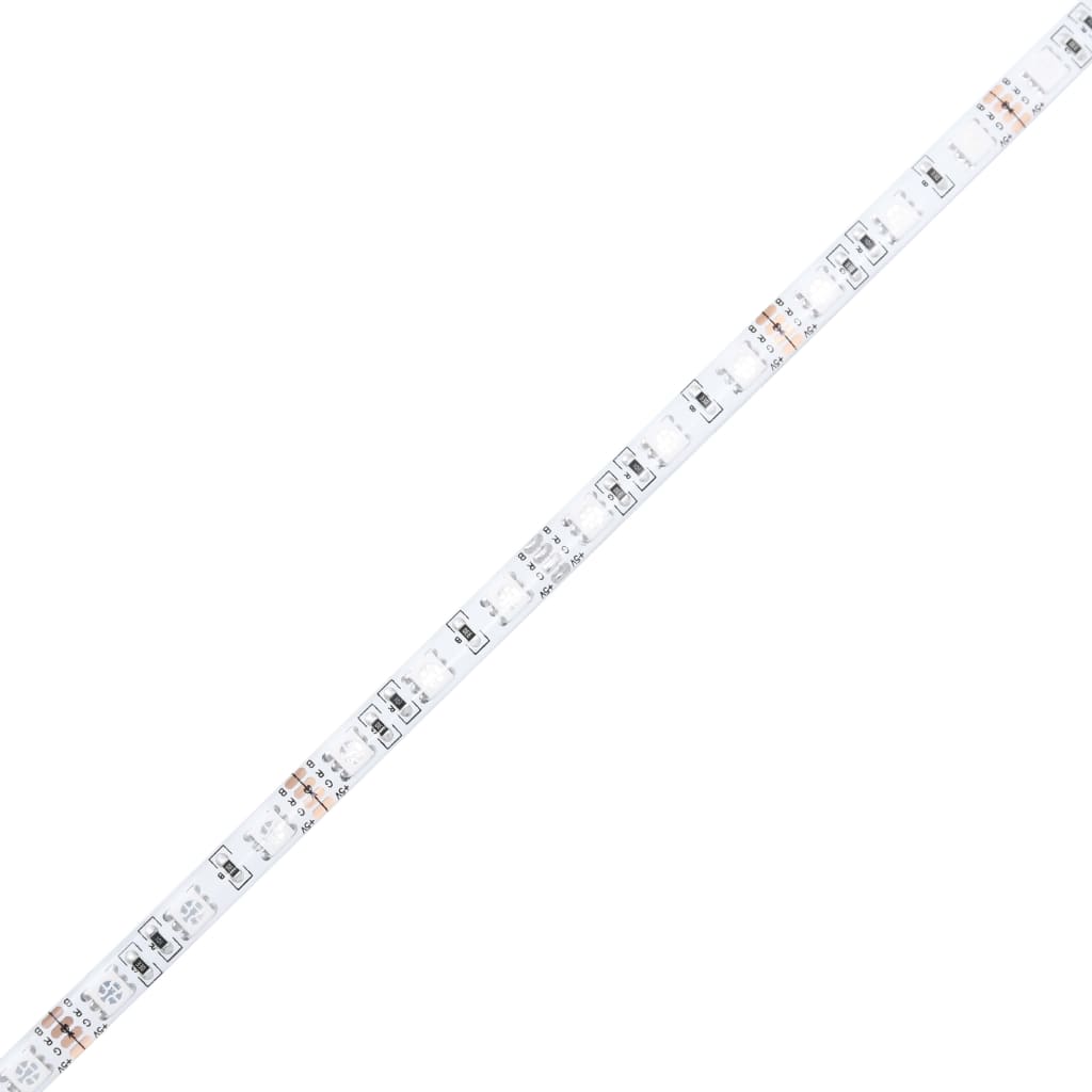 vidaXL Mesas cabeceira c/ LEDs 2 pcs 70x36,5x40 cm cinzento sonoma