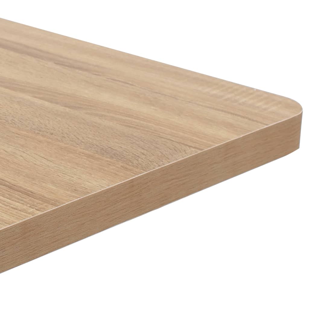 vidaXL Mesa bistrô 50x50 cm MDF castanho-claro