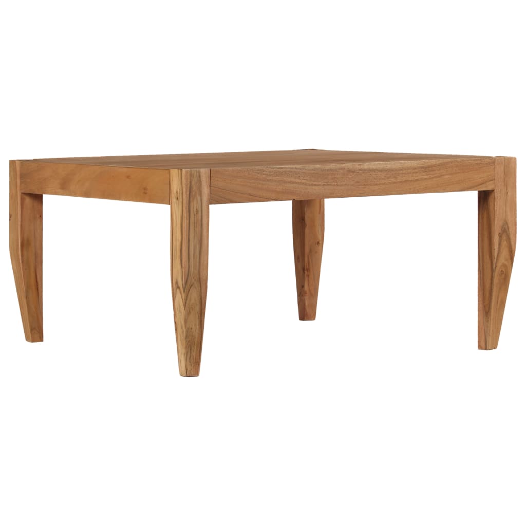 vidaXL Mesa de centro 80x80x41 cm madeira de acácia maciça castanho