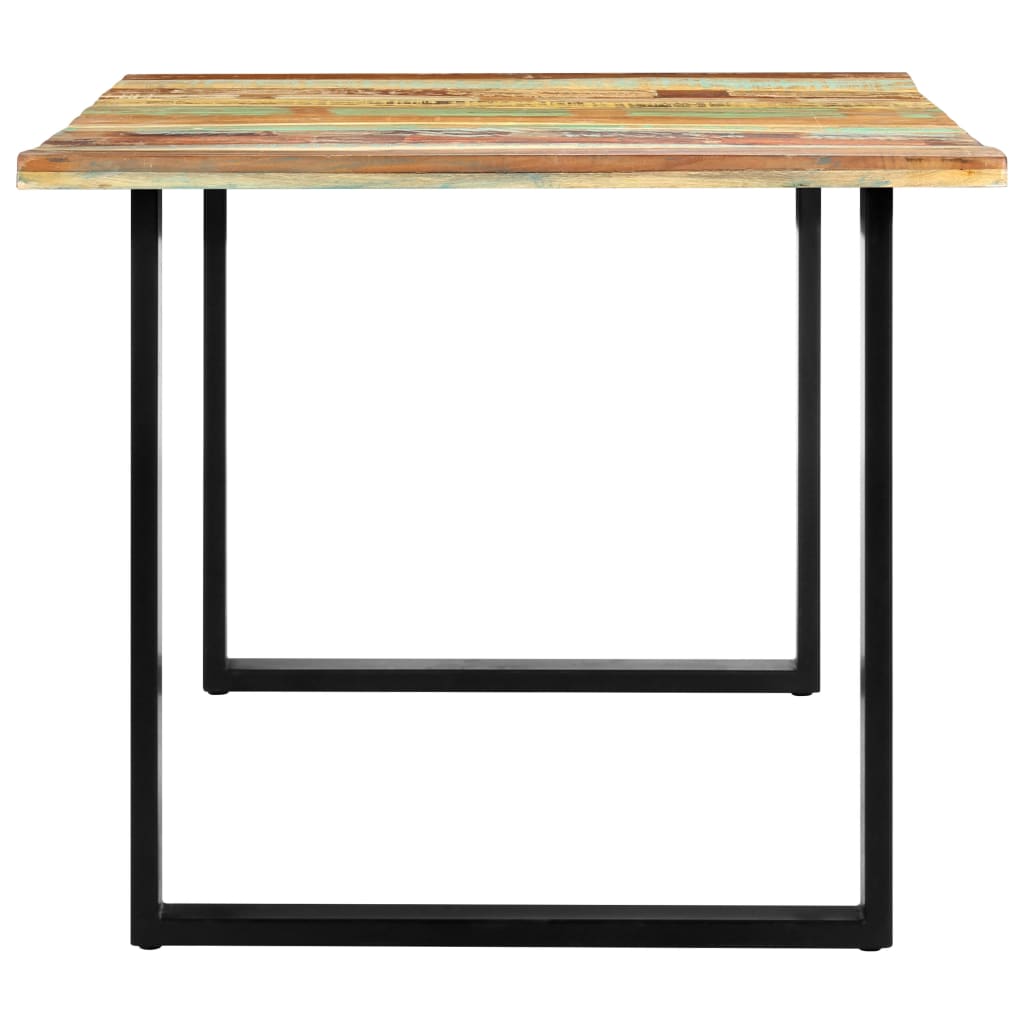 vidaXL Mesa de jantar 180x90x76 cm madeira recuperada maciça