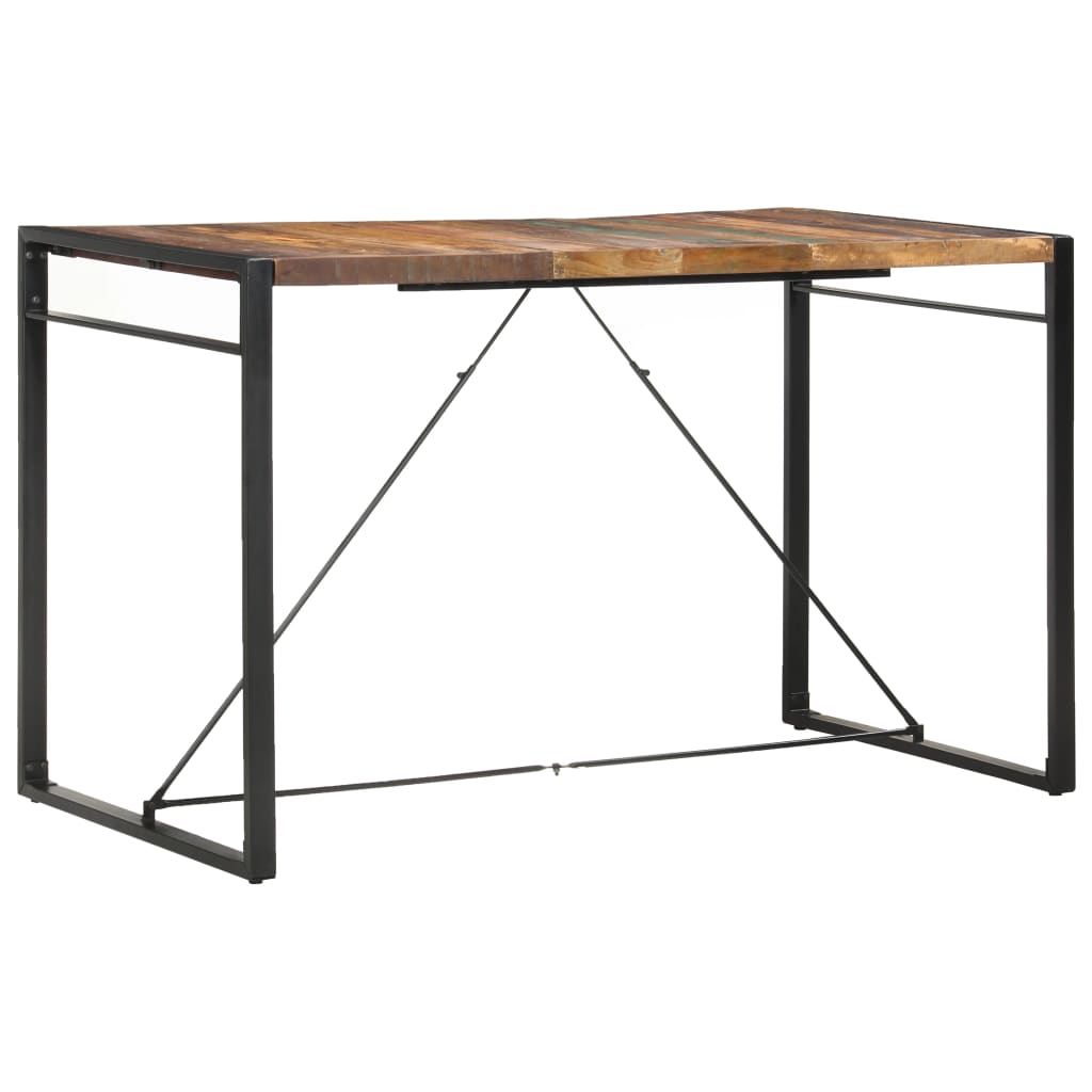 vidaXL Mesa de bar 180x90x110 cm madeira recuperada maciça