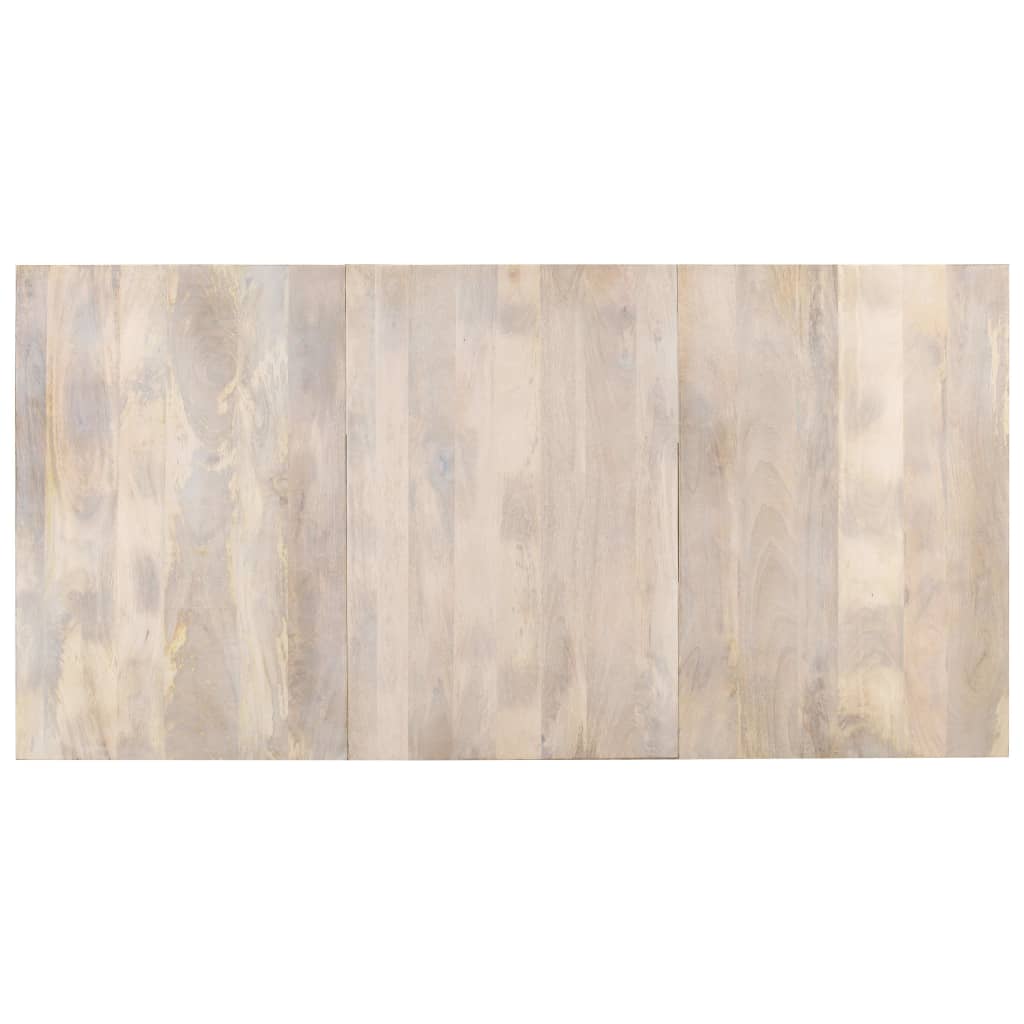 vidaXL Mesa de jantar 180x90x76 cm madeira de mangueira maciça