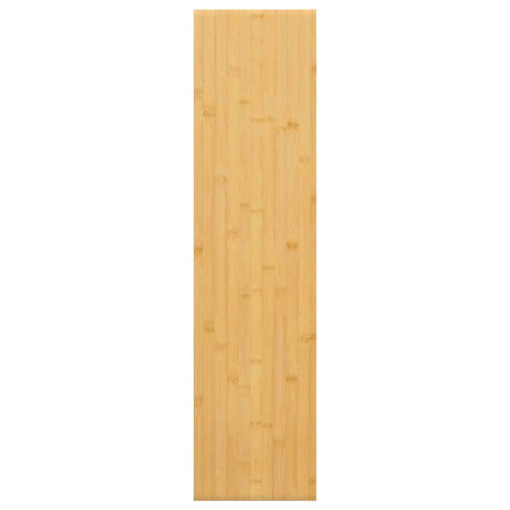 vidaXL Prateleira de parede 80x20x2,5 cm bambu