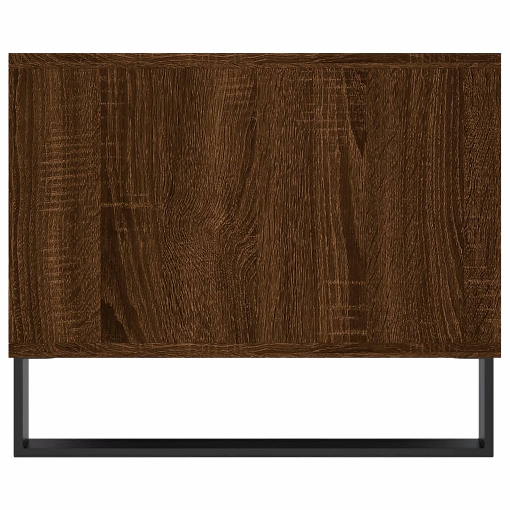 vidaXL Mesa de centro 102x50x40 cm derivados madeira carvalho castanho