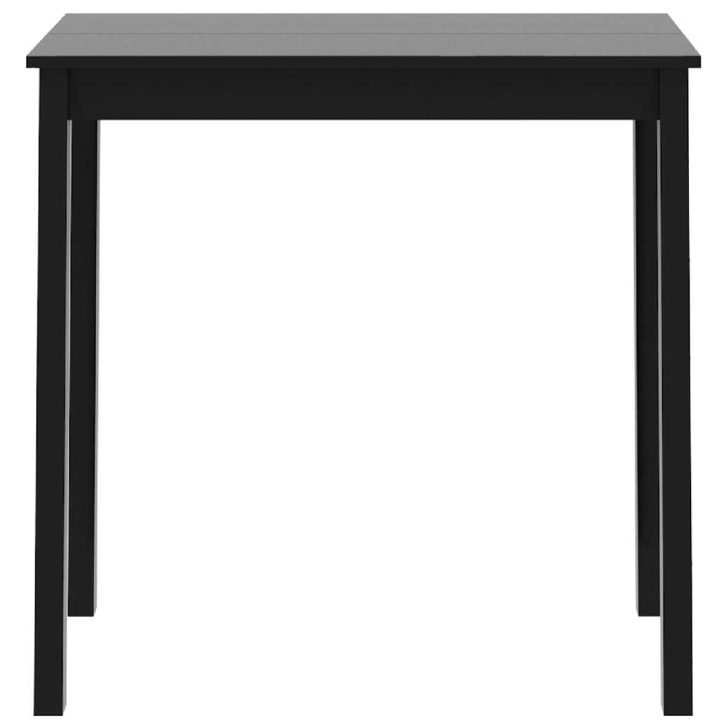 vidaXL Mesa de bar em MDF preto 115x55x107 cm