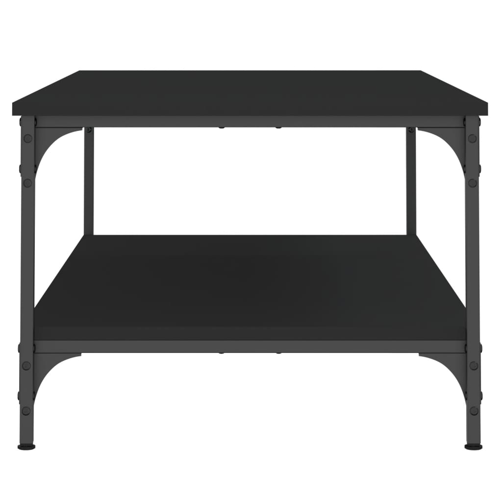 vidaXL Mesa de centro 100x55x40 cm derivados de madeira preto