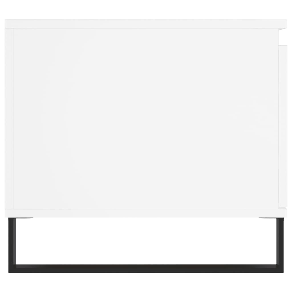 vidaXL Mesa de centro 100x50x45 cm derivados de madeira branco