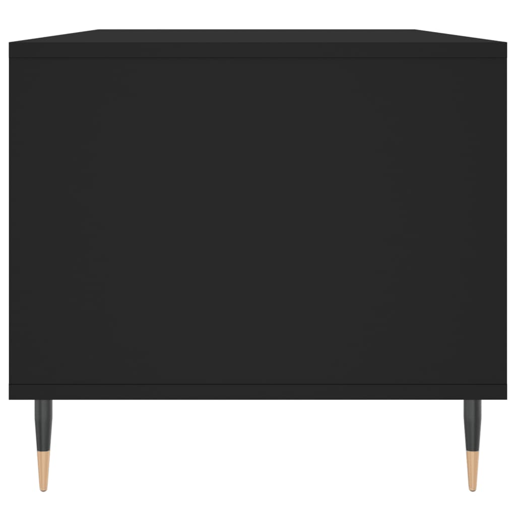 vidaXL Mesa de centro 90x49x45 cm derivados de madeira preto