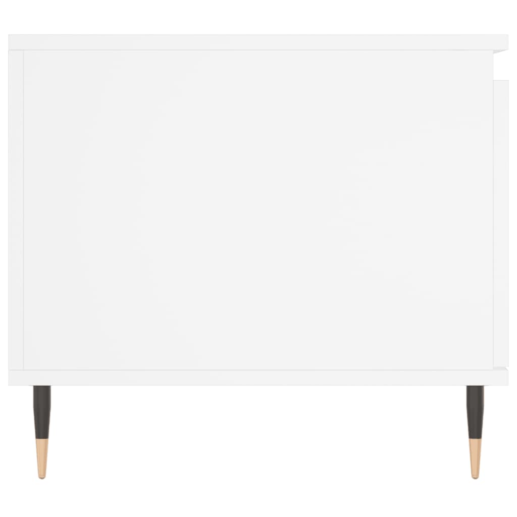 vidaXL Mesa de centro 100x50x45 cm derivados de madeira branco