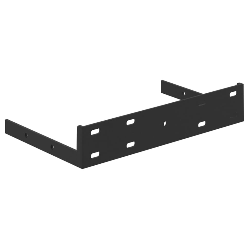 vidaXL Prateleira de parede suspensa 23x23,5x3,8 cm MDF cinzento