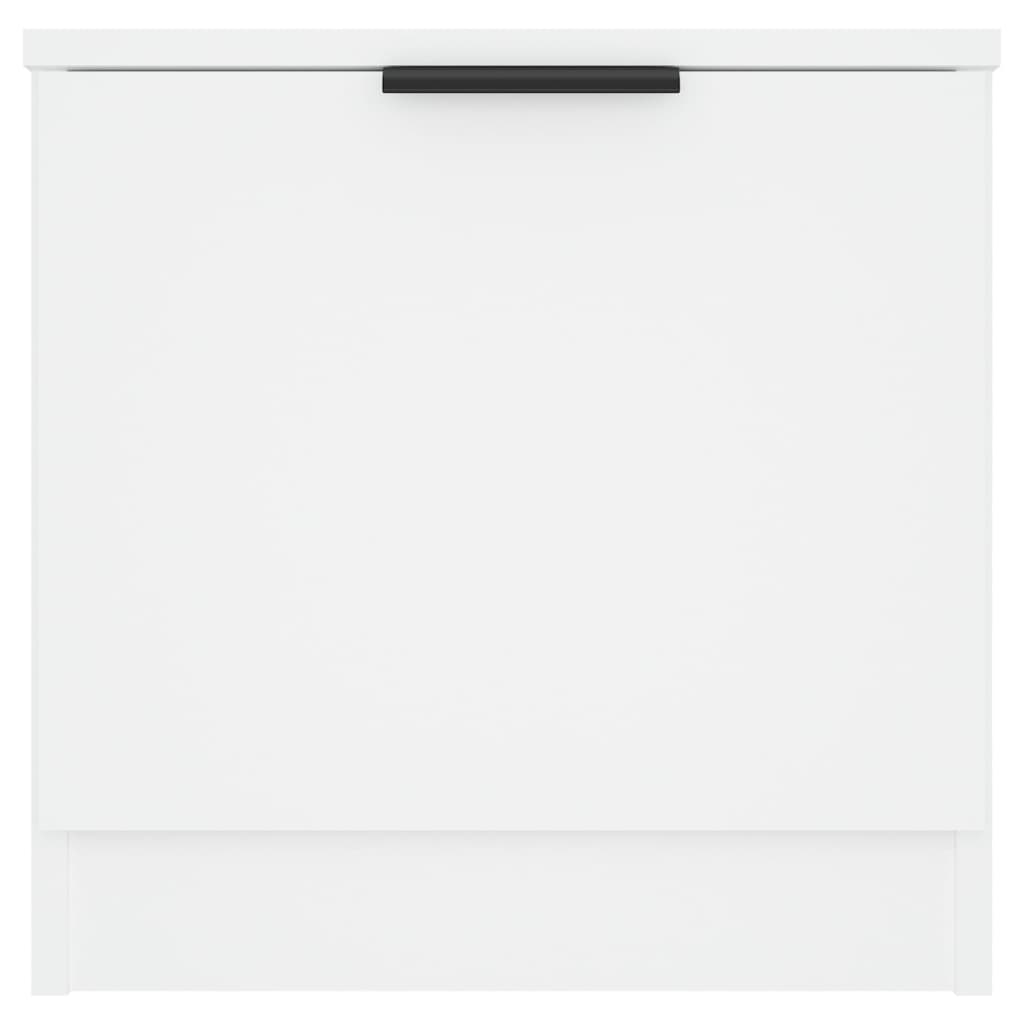 vidaXL Mesa de cabeceira 40x39x40 cm branco