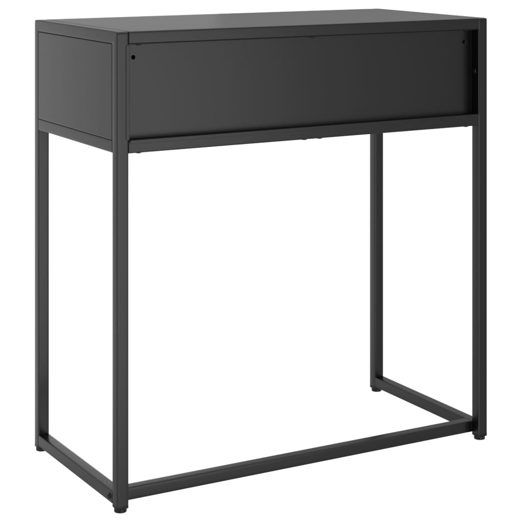 vidaXL Mesa consola 72x35x75 cm aço antracite