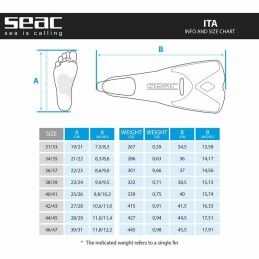Seac|Barbatanas de snorkel Seac Pinne Ita Anil