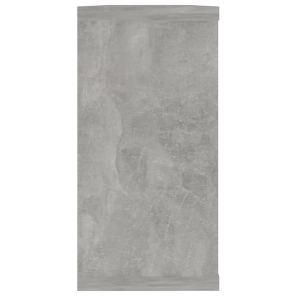 vidaXL Estantes parede cúbicas 6pcs contrap. 100x15x30cm cinza cimento