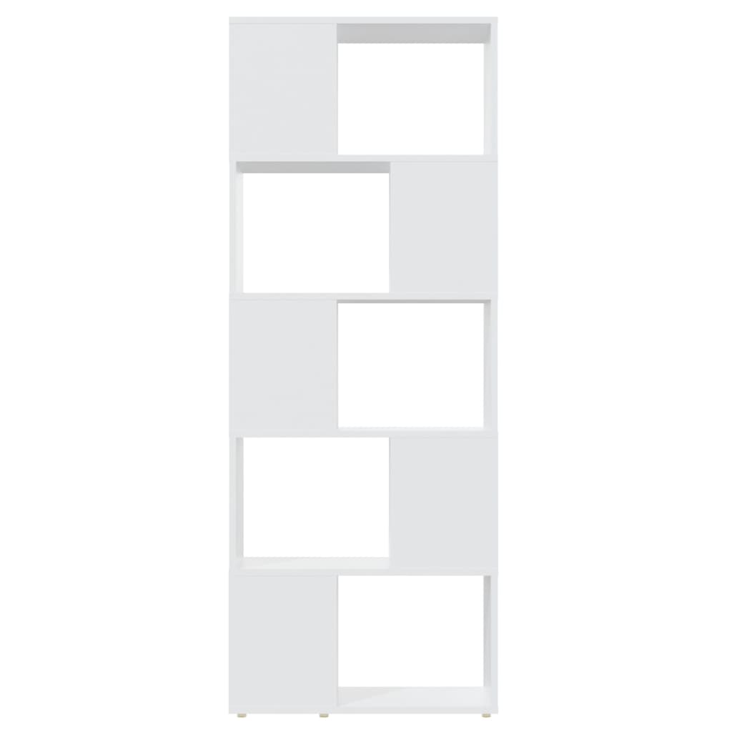 vidaXL Estante/divisória 60x24x155 cm contraplacado branco